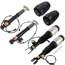 Front Rear Shock Struts + Air Spring Bags Set of 6 For Hyundai Equus 2011-2016