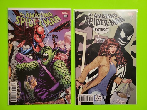 Zwei Amazing Spider-Man #798 Varianten Marvel Comics 2018 Venom 30. SCHLÜSSELAUSGABE
