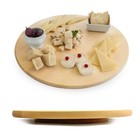 Rotating Board Round Wooden Tray Lazy Susan Turntable Solid Pizza Serving Board