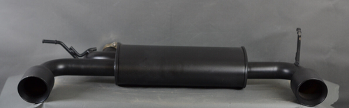 BoardRoad Exhaust Muffler System Cat-Back Black Dual 2007-2018 JEEP WRANGLER JK