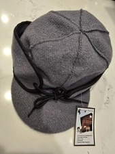 Wyoming Traders Wool Hat With Reversible Ear Flaps Trapper Cap Lke Stormy Kromer