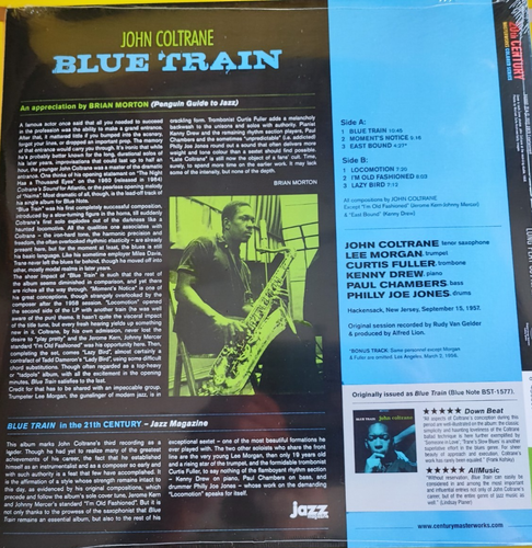 John COLTRANE - Blue Train - colored Blue New Sealed / S - Imagen 3 de 4