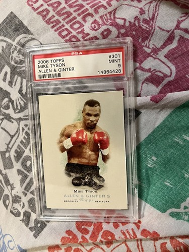 2006 Topps Allen & Ginter #301 Mike Tyson Boxing PSA 9 MINT HOF World Champion!! - Picture 1 of 2