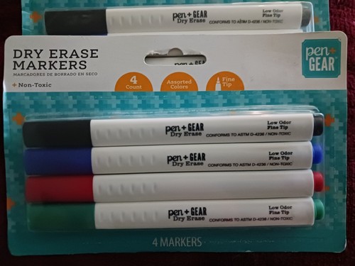 Pen + Gear (4×) Four Packs Of 4 Each Dry Erase Markers Low Odor Non-toxic - Picture 2 of 3
