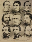 The Seceding Alabama Delegation in Congress 1861 vintage print  Confederacy