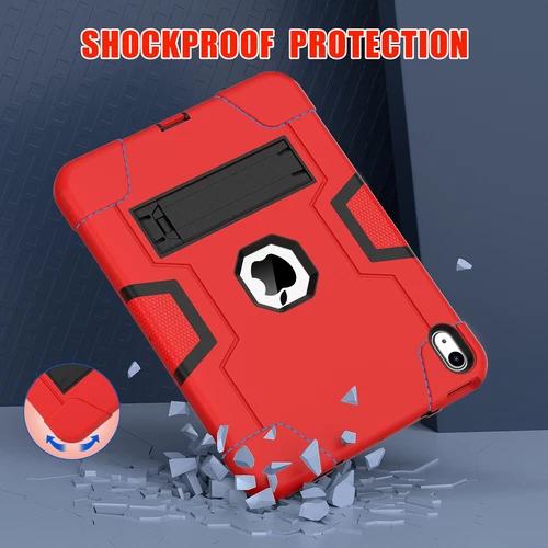 For iPad 9th 8th 7th Gen 10.2 Shockproof Heavy Duty Hard Rubber Cover Stand Case - Picture 109 of 122