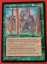 Magic The Gathering - Gargantuan Gorilla (Rare) Alliances set 1996 *Vintage* LP