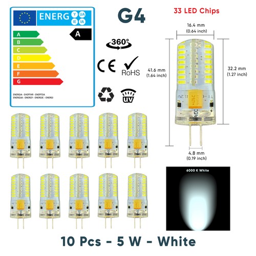 G4 LED 1.5W 3W 5W 7W Capsule Light Bulb True Size Replacement G4 Bulbs AC/DC 12V - Picture 28 of 31
