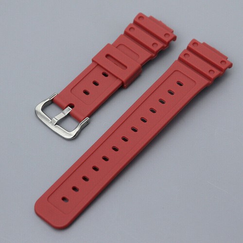 16mm Strap WatchBand Rubber Resin For Casio G-SHOCK DW6100-1V DW-6100-7V DW-6900 - Picture 9 of 21