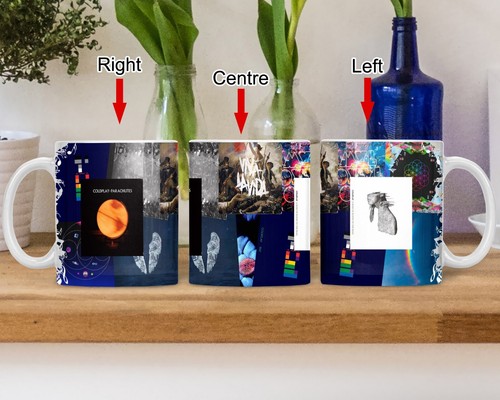 Coldplay Albums Mug / Gift. Collage or Montage Aesthetic. Original Artwork - Picture 3 of 4