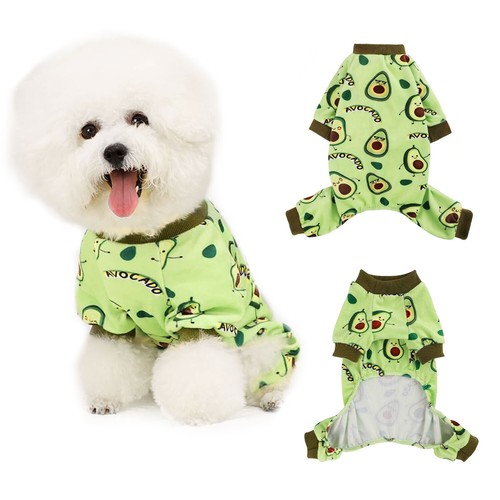 Dog Pajamas Soft Warm VELVET Jumpsuit Cute Animal and Fruit Pet Clothes - Picture 1 of 52