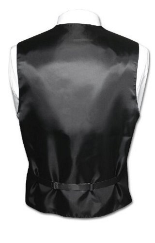 Men's Satin Tuxedo Vest, Tie and Hankie. Formal Dress Wedding Prom Homecoming - Picture 44 of 62