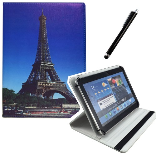 Hülle für Peaq PET 1008-F464E Schutz Tasche 10 Zoll Tablet Eiffelturm - Bild 2 von 12
