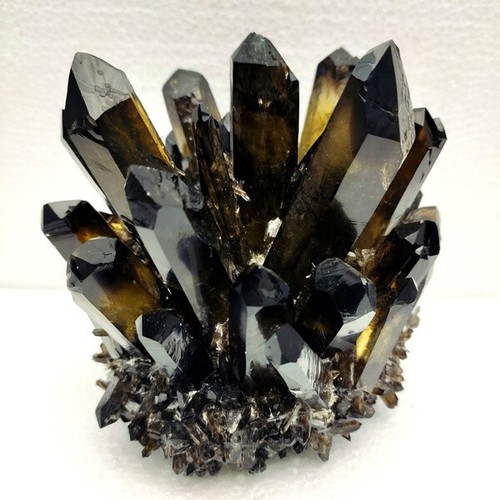 500-600g Natural Beatiful Black Quartz Crystal Cluster Specimen Healing - Bild 9 von 12