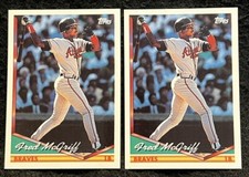 1994 Topps - Fred McGriff - Braves - #565 + Extra