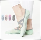 Women Yoga Socks Non-Slip Grip Pilates Barre Ballet Dance Gym Sport Fitness UK
