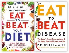 Eat to Beat Your Diet Eat to Beat Disease 2 Books Set By William W Li 2023