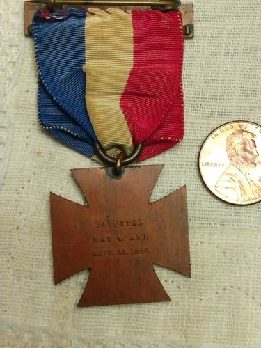Woman's Relief Corps Ribbon Medal 1883 Civil War Related pin - Picture 4 of 5