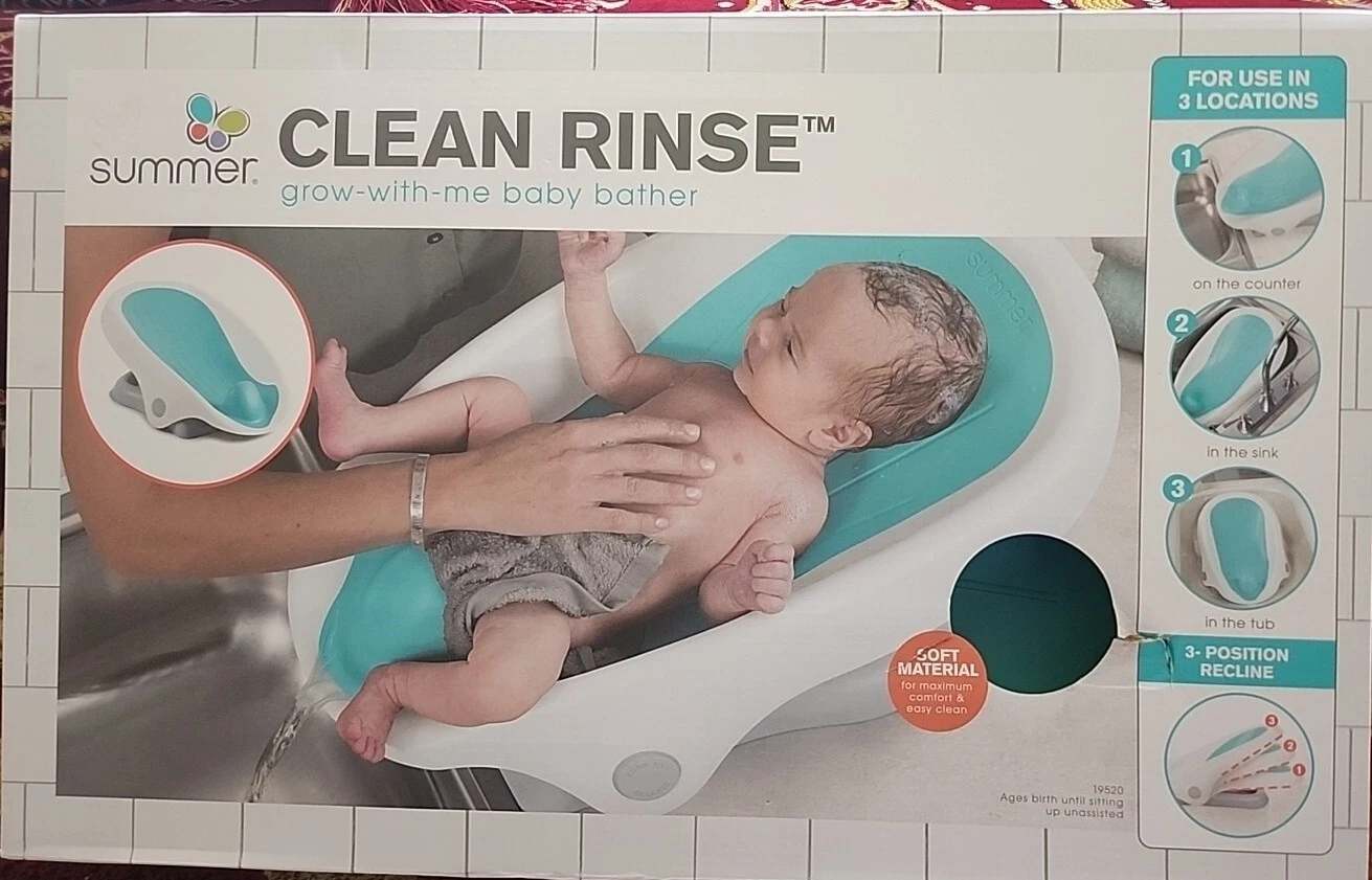 Summer Infant Clean Rinse Baby Bather - Aqua