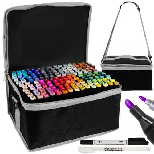 Graffiti Stift Textmarker Dual Tip Permanent Sketch Marker 168 Farben Künstler - Bild 12 von 17