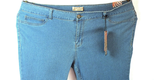NWT Breaker Jeans Blue Size 22 Jegging Jeans Denim Cotton Blend Stretch Skinny - Picture 2 of 5
