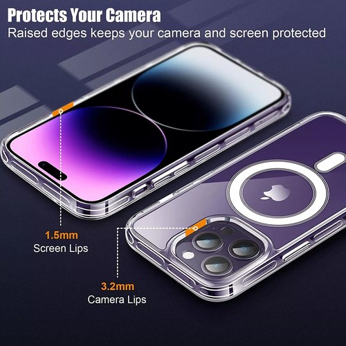 For iPhone 15 Pro Max 14 13 12 11 Plus Phone Case Mag Cover - Photo 9 sur 20
