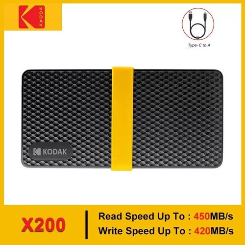 KODAK Ultra Fast SSD X200 Solid State External Hard Drive 512GB - Picture 3 of 10
