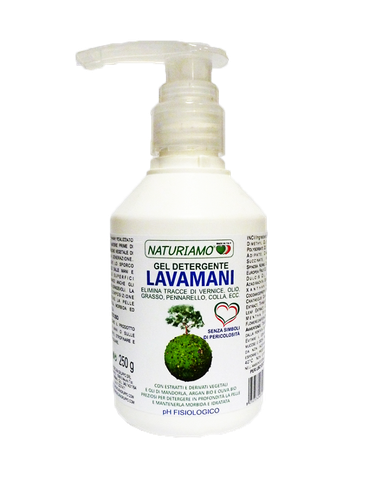 GEL DETERGENTE LAVAMANI NATURIAMO 250GR AMO1006C Ph Fisiologico Estratti Vegetal - Imagen 1 de 4