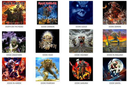 Iron Maiden: Posavasos de cerámica Best of the B Sides 4 pulgadas por 4 pulgadas hechos a medida - Imagen 9 de 13