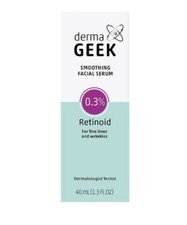 2x Derma Geek Smoothing Facial Serum Retinoid 1.3oz