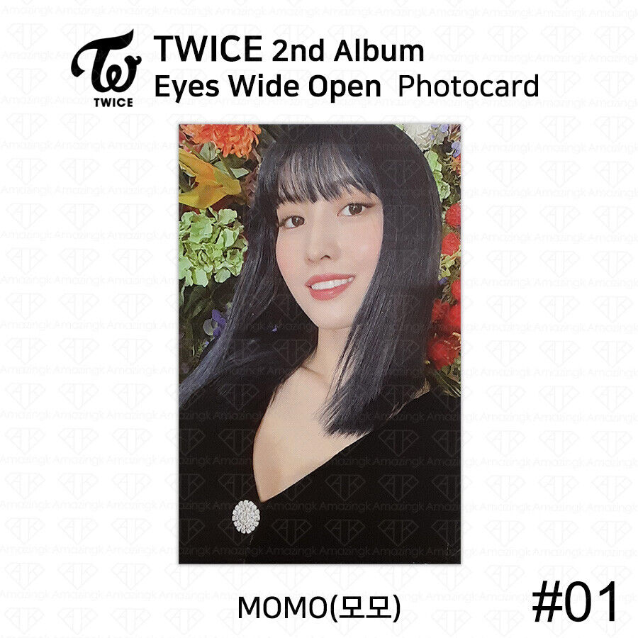 【セール】 TWICE 2nd Album Eyes Wide Open Official Photocard Photo Card K-POP・アジア