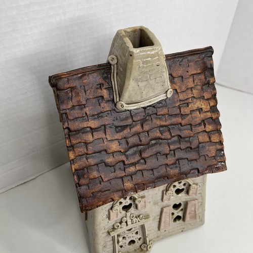 VINTAGE WINDY MEADOWS POTTERY CERAMIC CANDLE COTTAG CERAMIC HOUSE - Picture 4 of 15