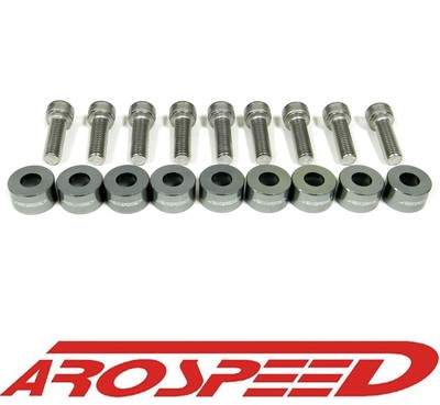 AROSPEED BLUE CNC BILLET 6MM VTEC SOLENOID BOLT /& CUP WASHER KIT B//D//F//H