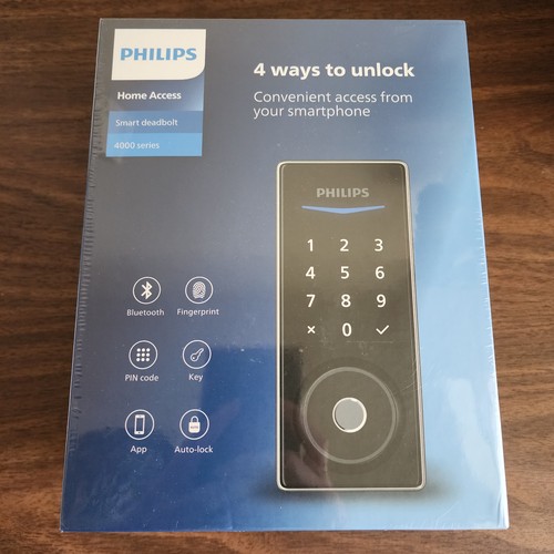 Philips Wi-Fi Smart Door Lock, Keyless Entry Lock w/ App Control 4000 Series - Picture 7 of 10