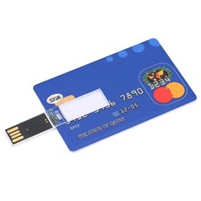 32GB Card Shaped U Disk Simple Unique USB Flash Drive For Data Storage File Tran