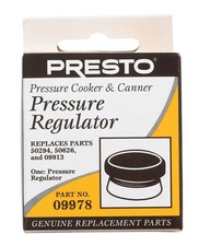 Presto 09978 Black Pressure Cooker/Canner Non-Stick Pressure Regulator