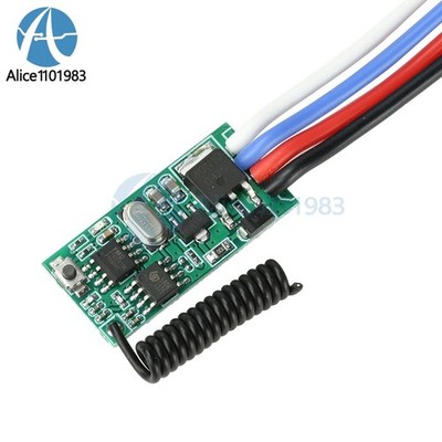 3.6V-24V 2A Remote Switch 12V24V Mini Receiver LED Control Single-Channel 433MHz