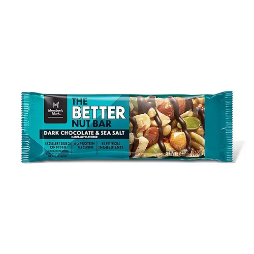 Barra de nueces Member's Mark The Better, chocolate negro y sal marina (24 ct.) - Nueva - Imagen 2 de 6