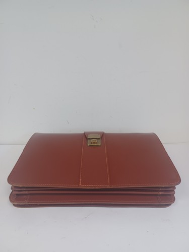 Vintage Brown Leather Attaché Briefcase - Used - Good Condition D22 P77 - Picture 8 of 14