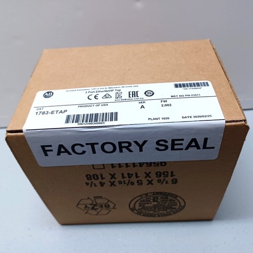 Rubinetto Ethernet Allen-Bradley 1783-ETAP/A FW 2.002 3 porte nuovo sigillato AB 1783ETAP # - Foto 2 di 3
