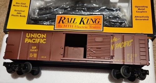 MTH Rail King Union Pacific set of 6 Rail Road Cars In their Original Boxes - Picture 4 of 23