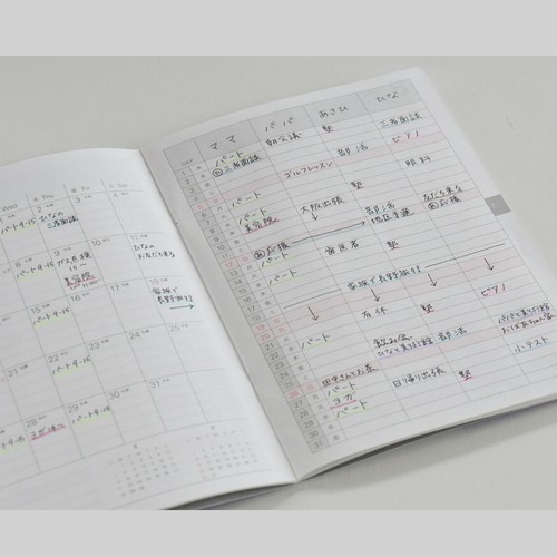 Raymay Fujii 2026 Planner, System Note Diary, Monthly, 4 Plans, Sunday Start, B5 - Picture 7 of 7