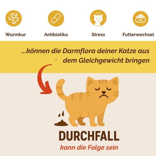 DarmProBalance für Hunde und Katzen-Prä- und Probiotika für Verdauung, Durchfall - Bild 3 von 15