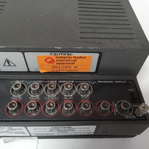 Sintonizador Mission Electronics Cyrus One FM AM negro probado sin cable de alimentación de colección - Imagen 21 de 24