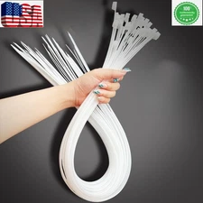 300-1000Pcs Cable Ties Heavy Duty 14" Nylon Wrap Wire Zip UV Resistant UL