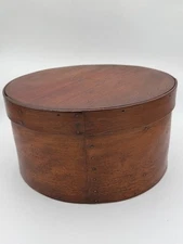 Thos. Annett E Jaffrey NH mid-1800s wooden pantry box  with Free Shipping!