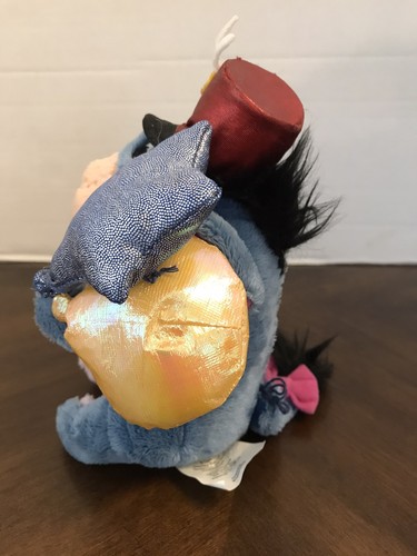 Eeyore Plush Disney Store 7" Circus Parade Birthday Colorful Balloons with Tag - Picture 2 of 3