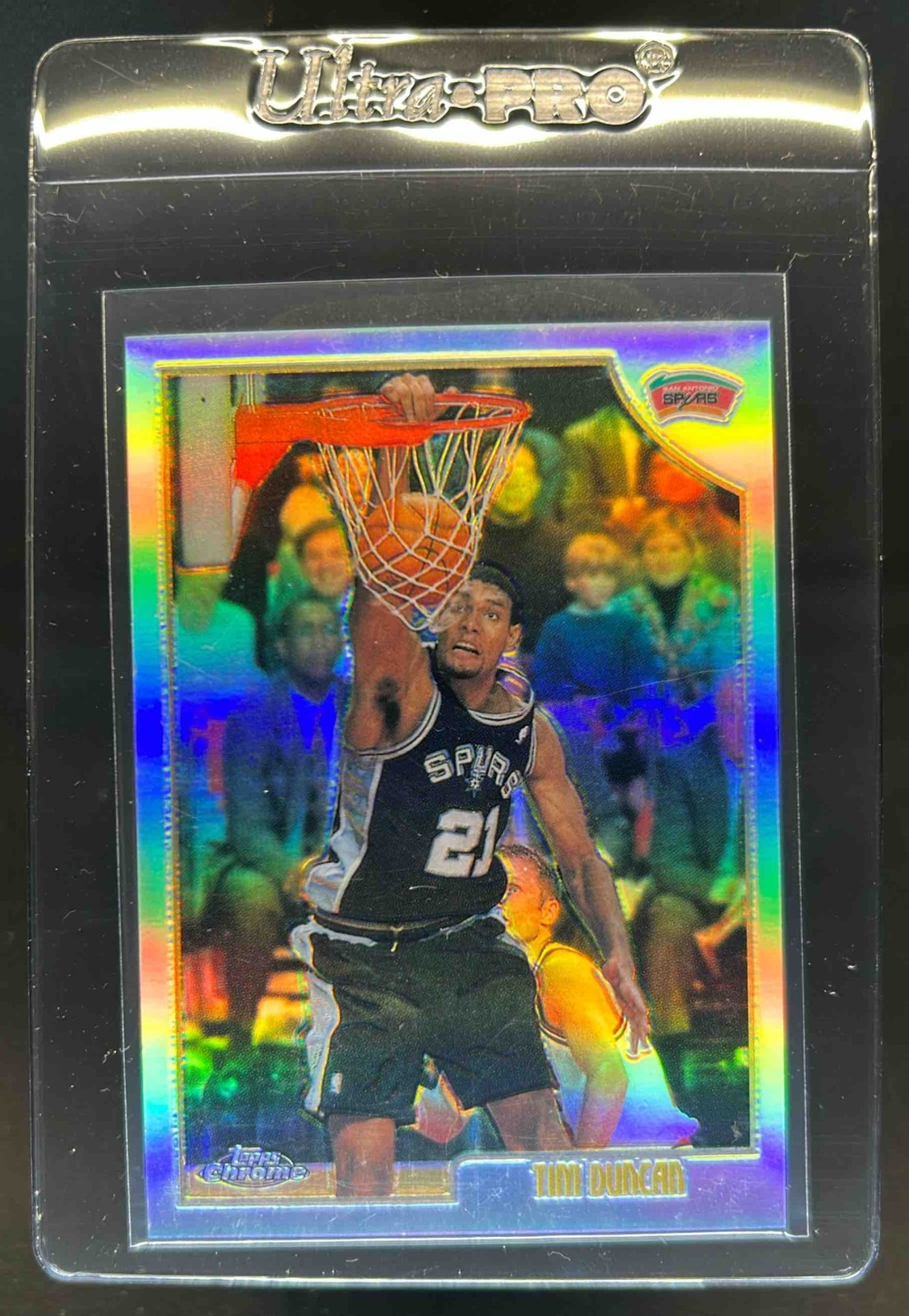 1998-99 Topps Chrome Tim Duncan Refractor #49 Spurs