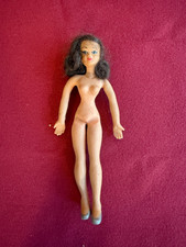 Vintage 1950s Flagg 7" Flexible Doll With Brown Hair