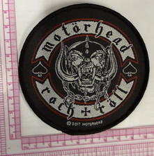 Motorhead Rock And Roll Biker Style Woven Sew On Round Patch Officially Licensed